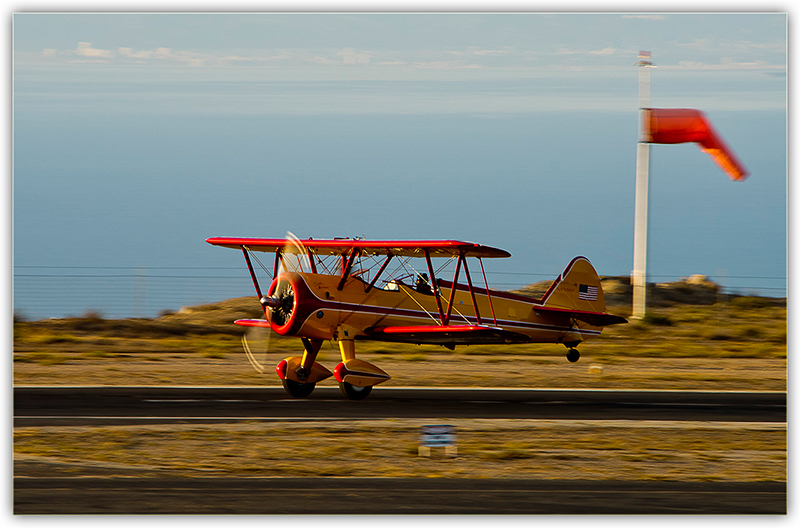 Boeing Stearman on the Island