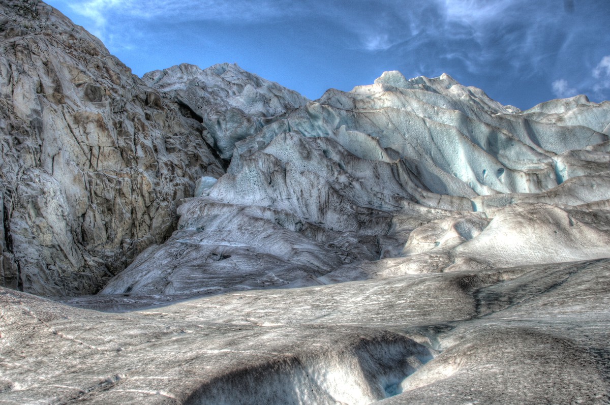 Atop a Glacier