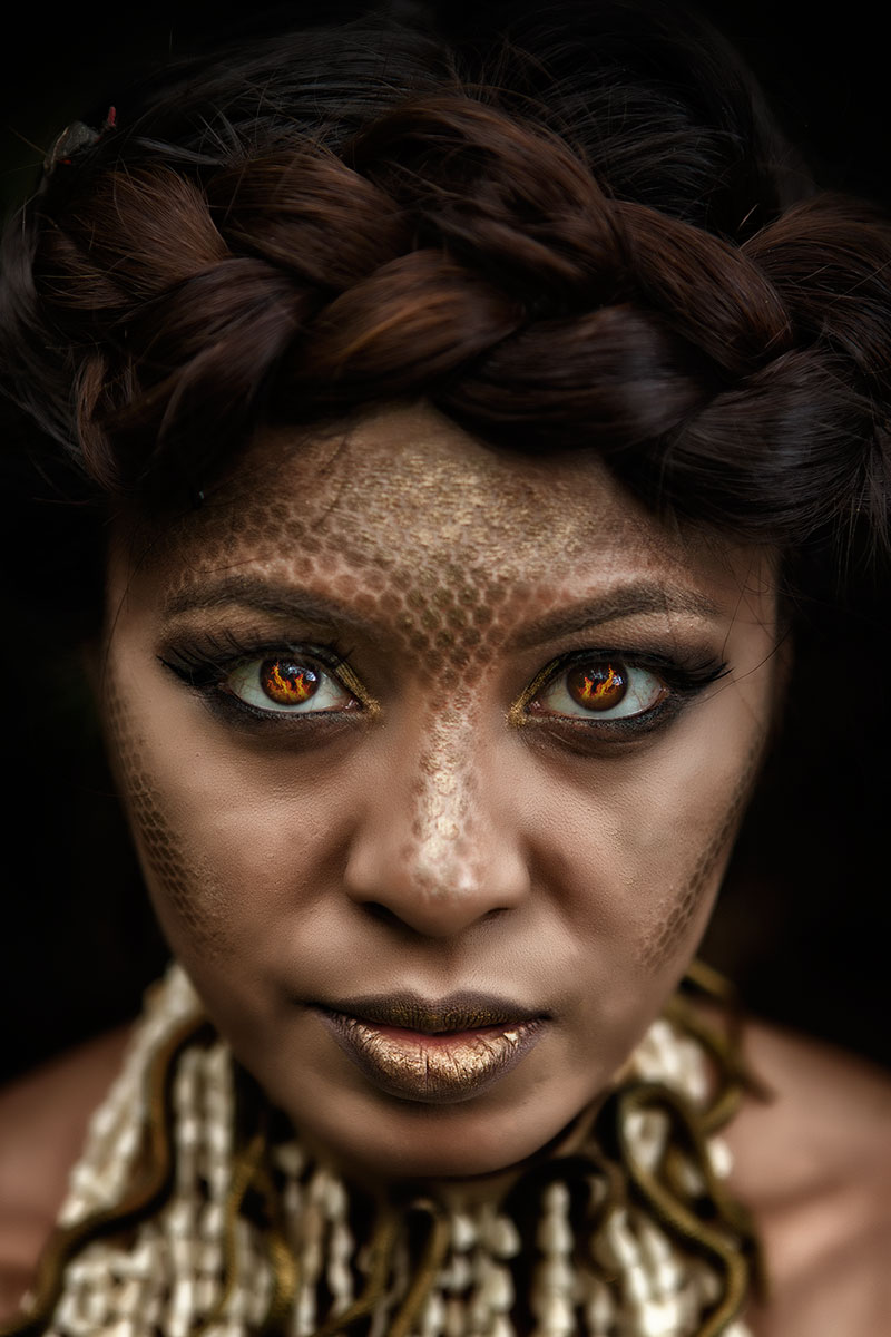 Snake Charmer on fire