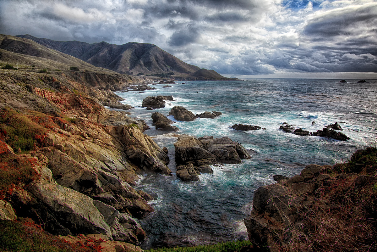 View towards Garrapata Ridge and Point Sur