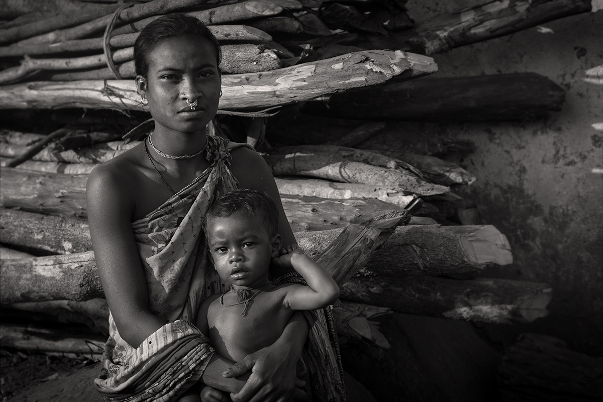 Teenage Mother and Child - INDIA