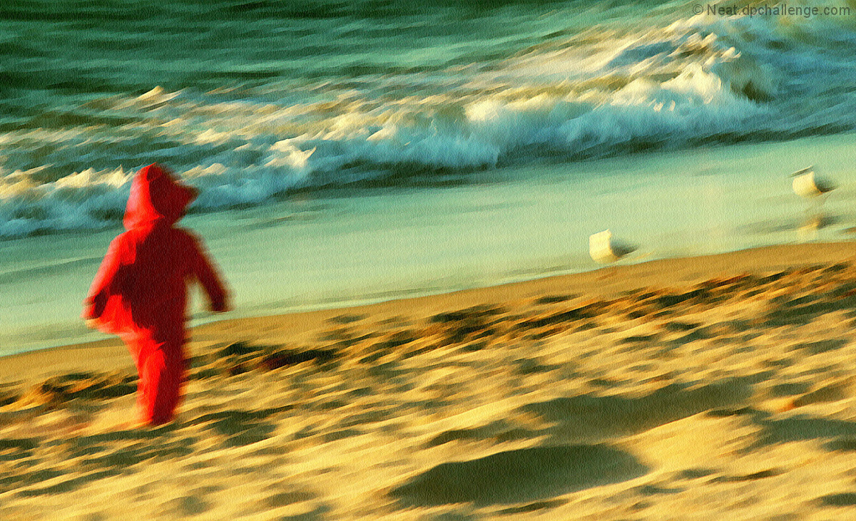 Child at the beach