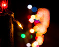 Lights on a Fence