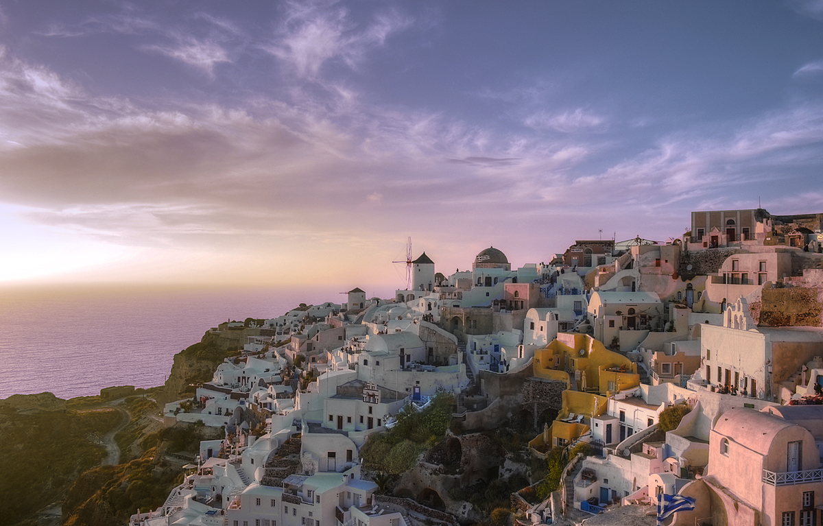 Oia at Sunset