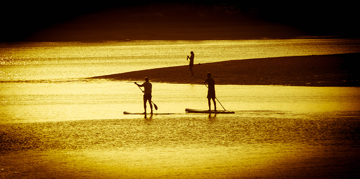 Sunset paddle