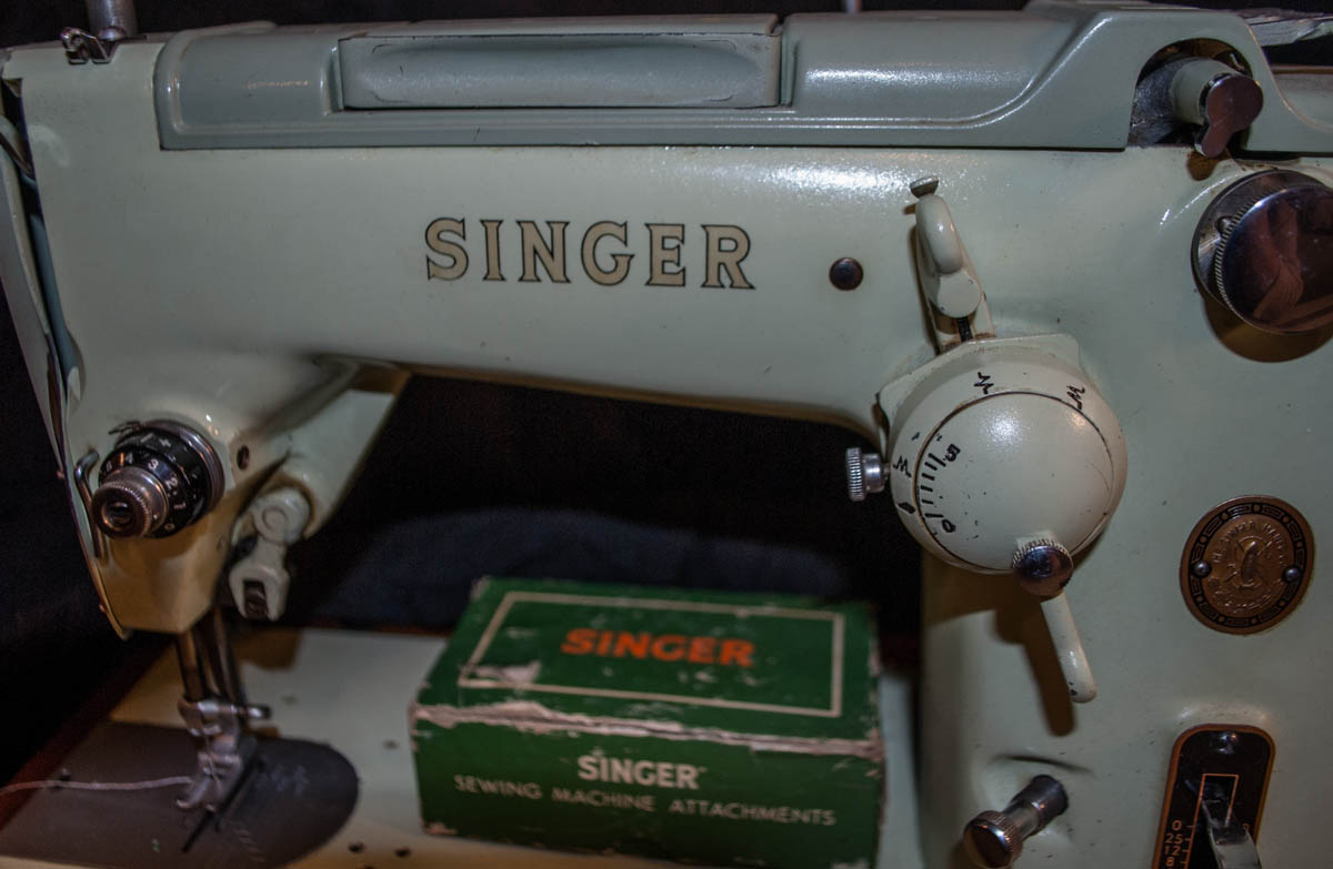 still working strong,,my  pride and joy - Vintage Singer 319W 1950's