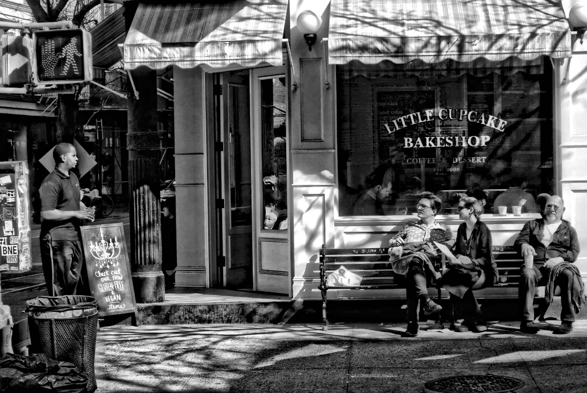 Street corner conversations