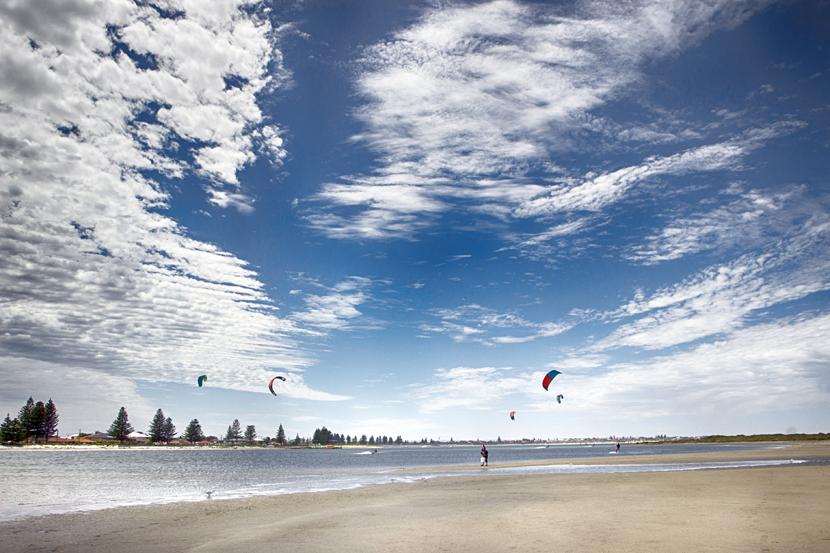 Summer Kite Surfers