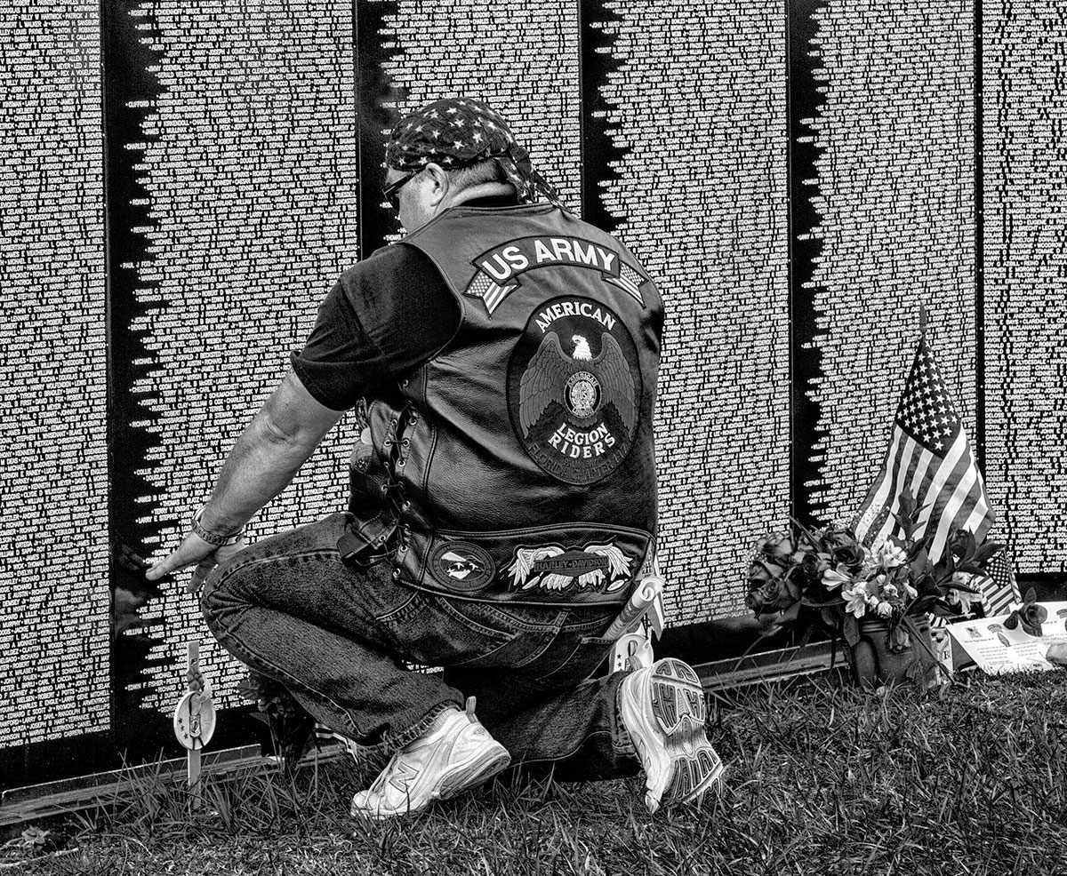 Local Vet Honors The Fallen at Traveling Vietnam Wall Memorial