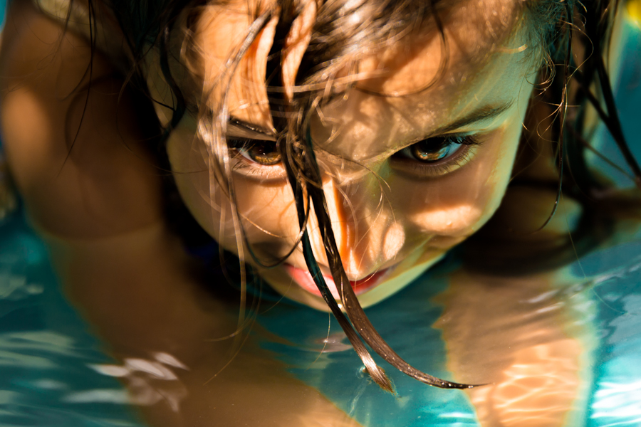 Sarah in the Pool