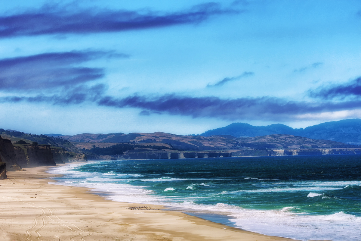 Deserted beach