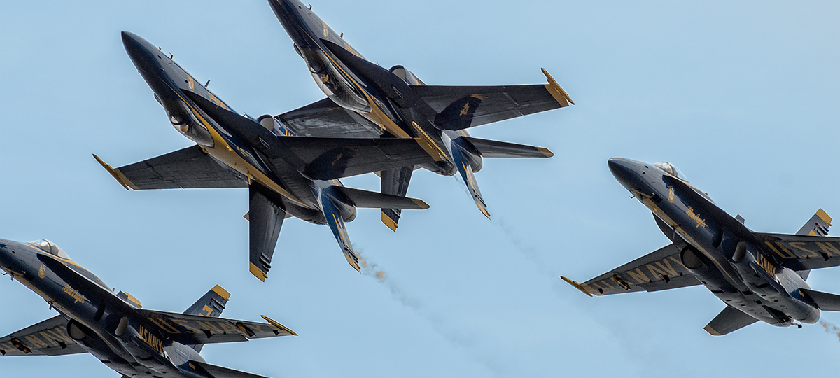 Reflecting On The Blue Angels