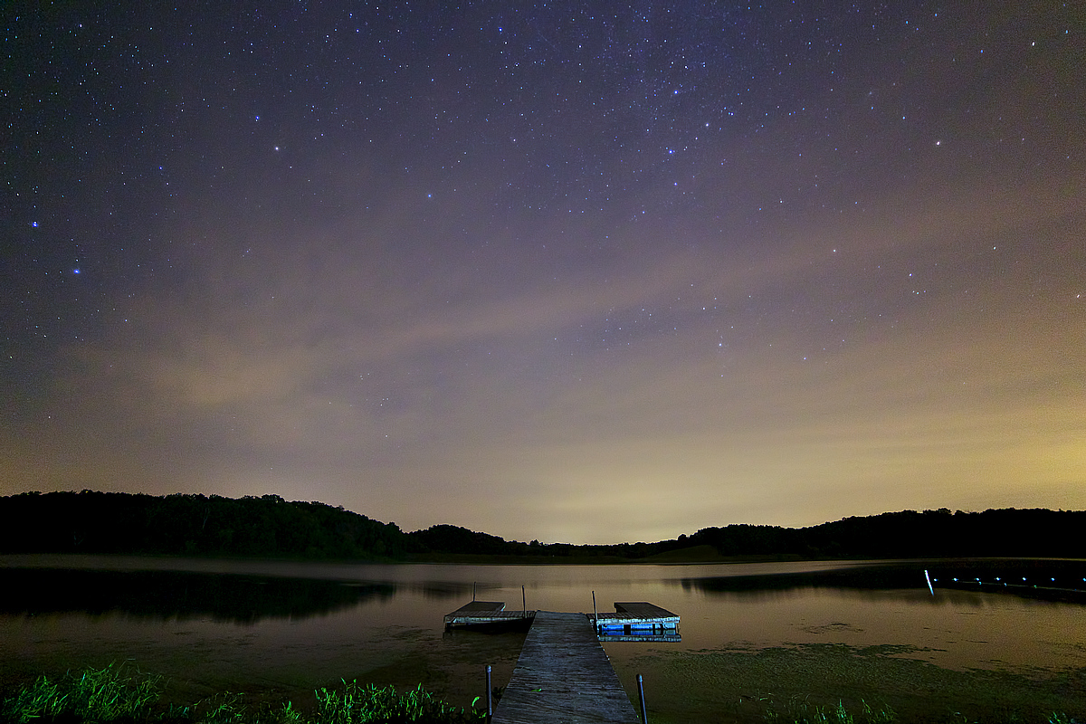 Clouds Lightly Blanketing the Stars