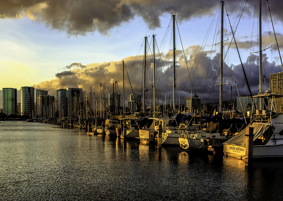 All Moored for the Evening