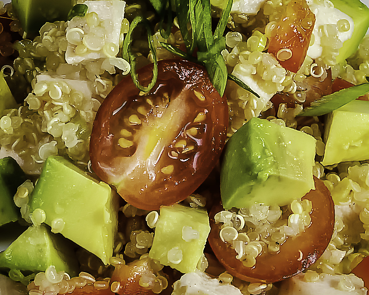 Quinoa Avocado Tomato Salad