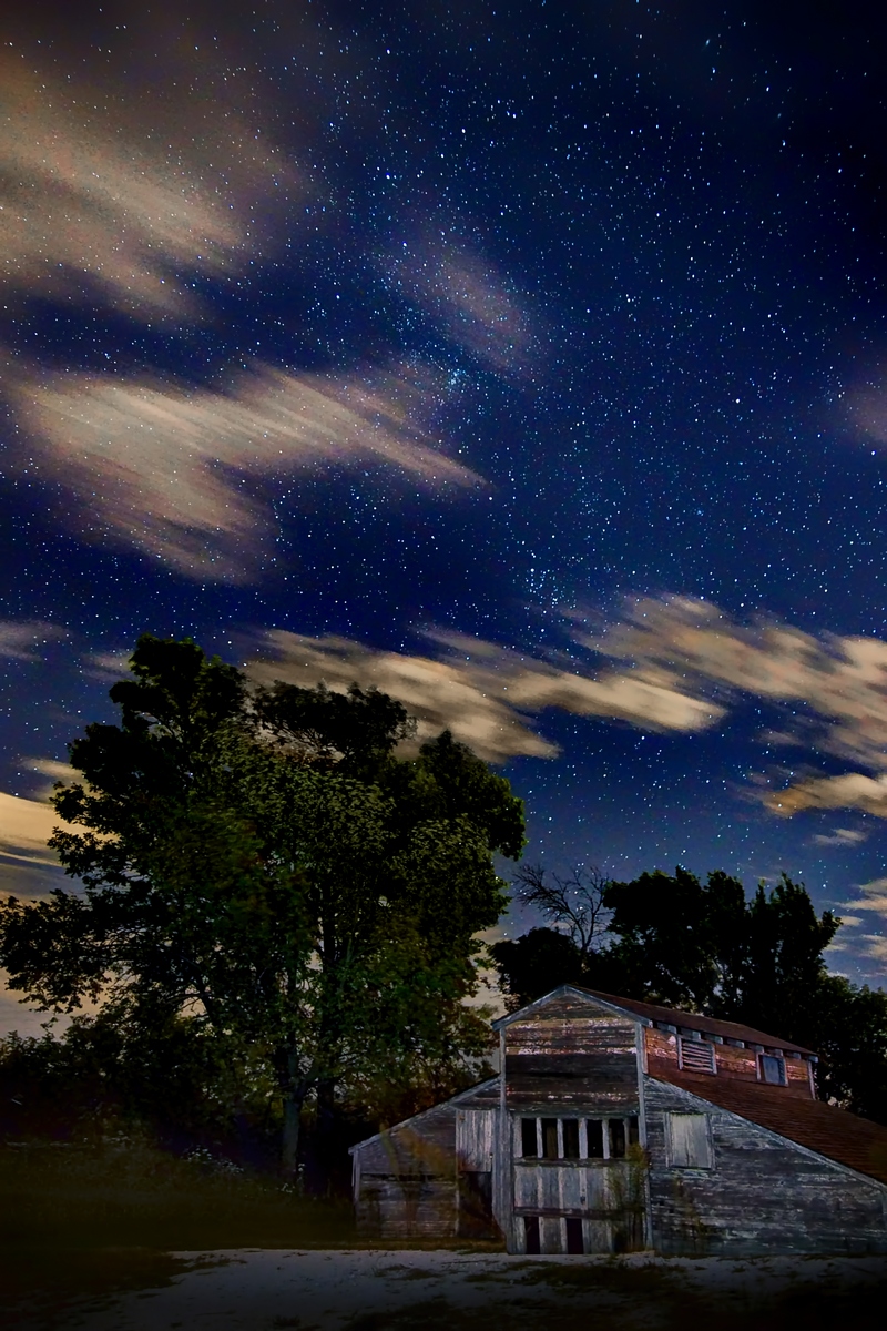 The Barn, the Clouds, and the Stars