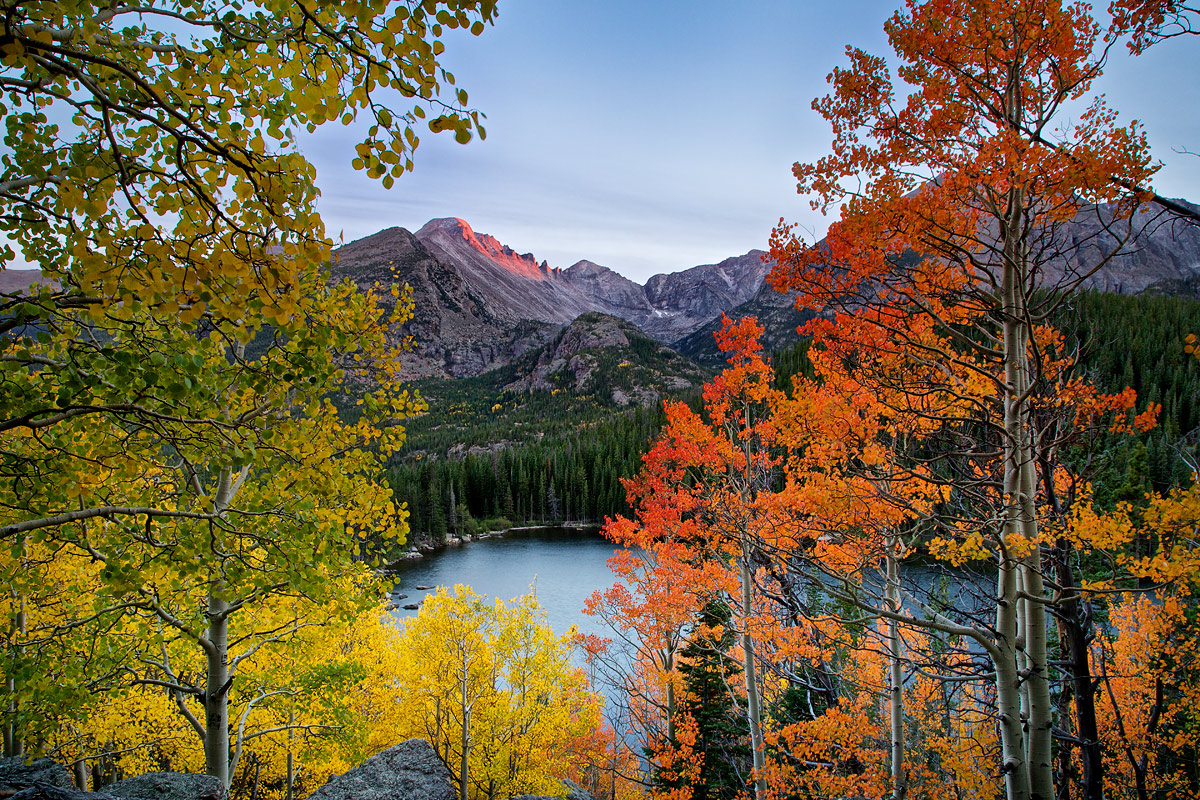 Last Light of Summer graces the peaks