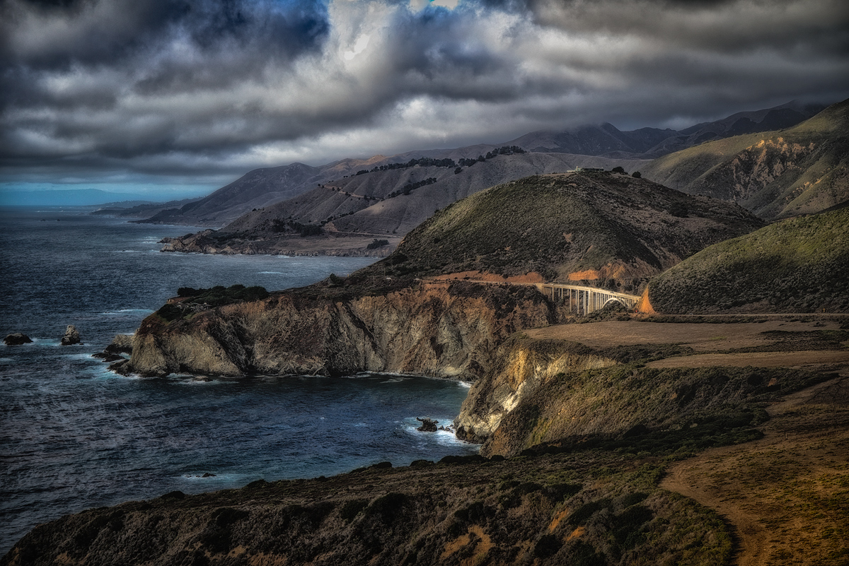 View of Bixby Creek from Hurricane Point