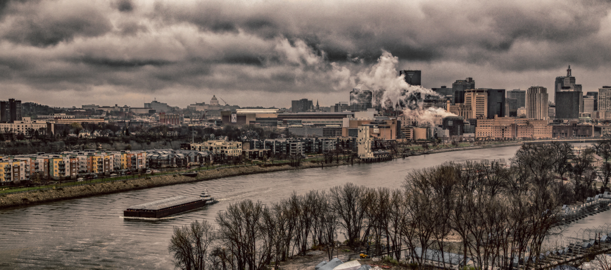 Rainy Day on the Mississippi