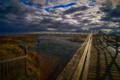 Boardwalk & Salt Marsh, Autumn Afternoon