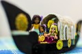 Lego Friends on a Boat Ride in Kerala, India