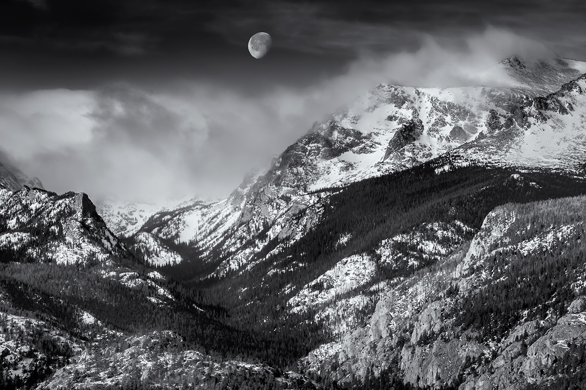 Stone's Peak Moonset