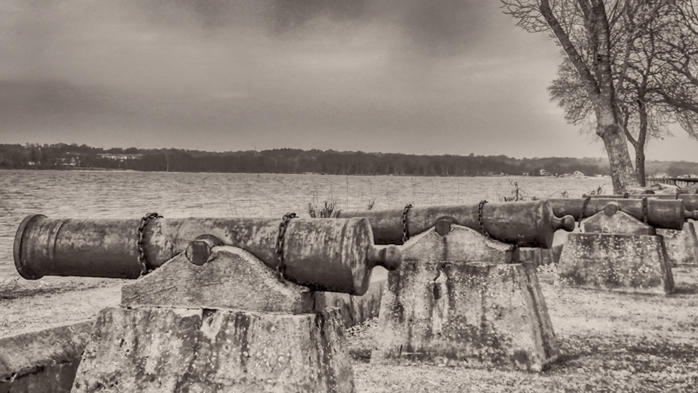 Cannons on the river