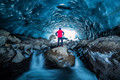 Ice cave man