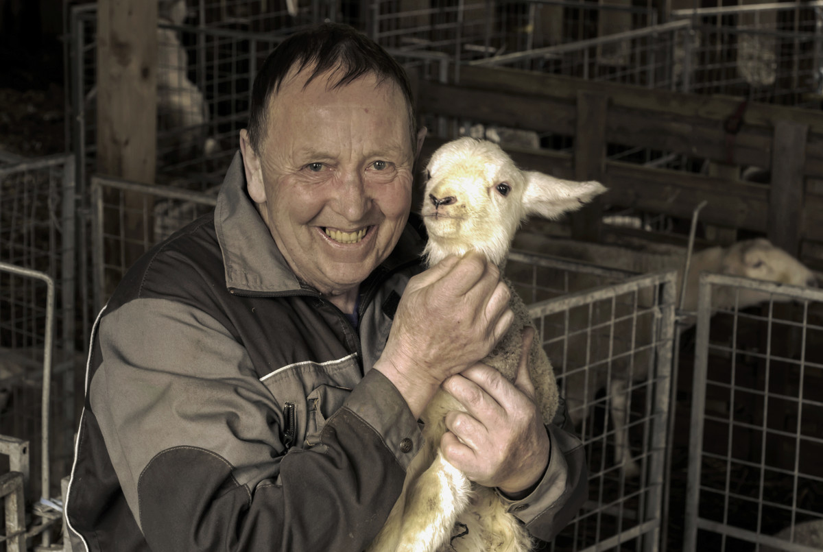 Our neighbor Lenny.  A very clever Sheep Farmer.