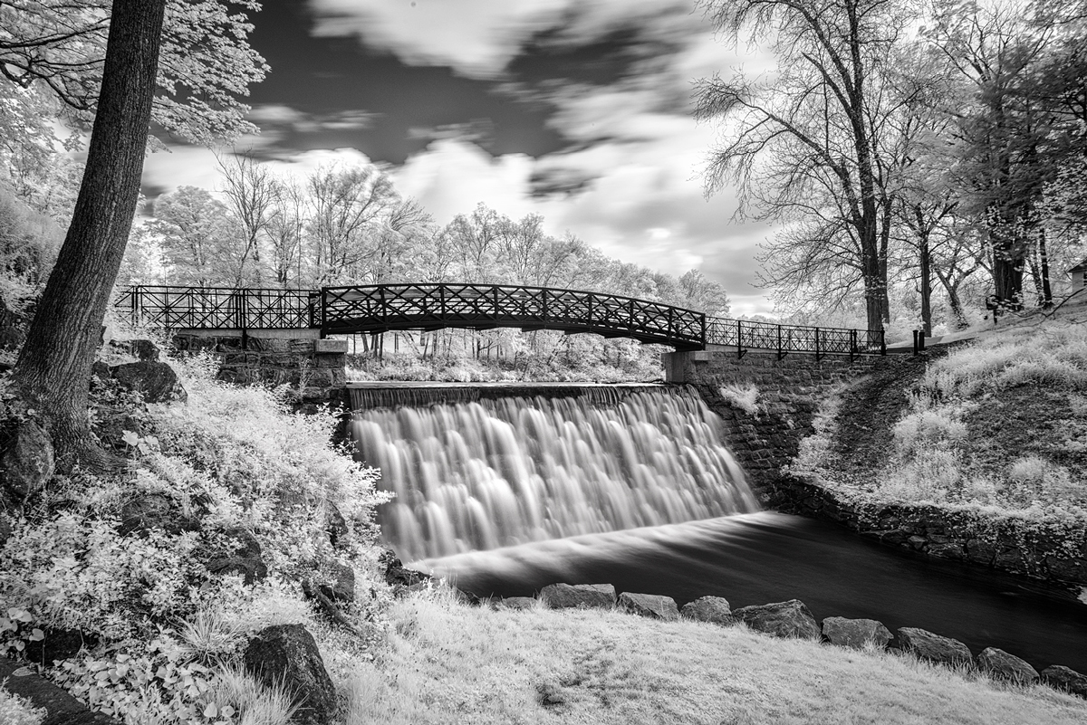 Long Exposure Waterfall in Infrared