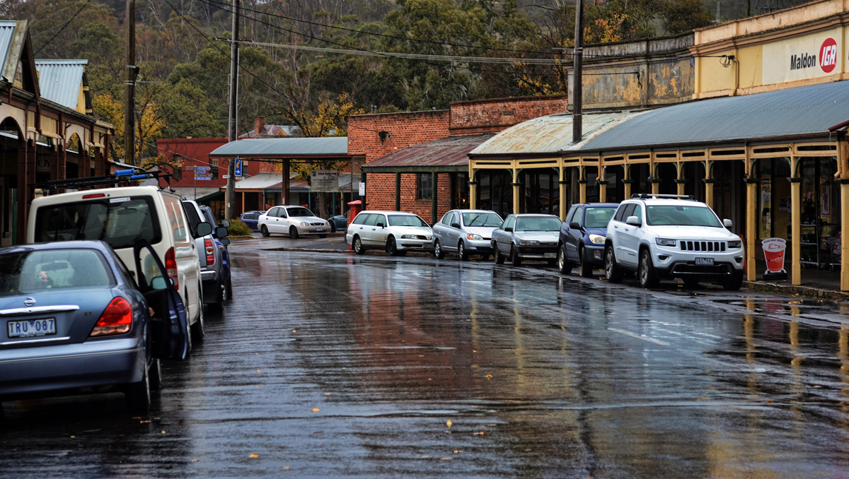 Small Town, Wet Day.