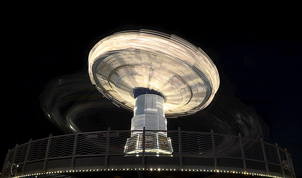 Swings at night