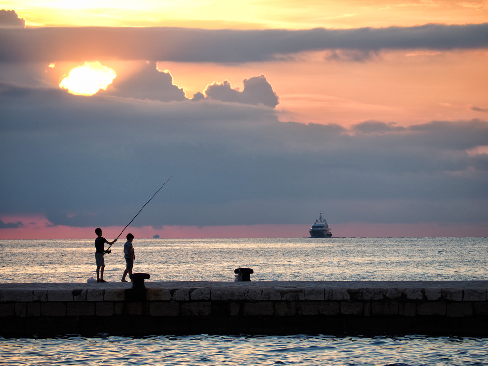 Little Sunset Fishermen