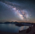 Milky Way Over Crater Lake