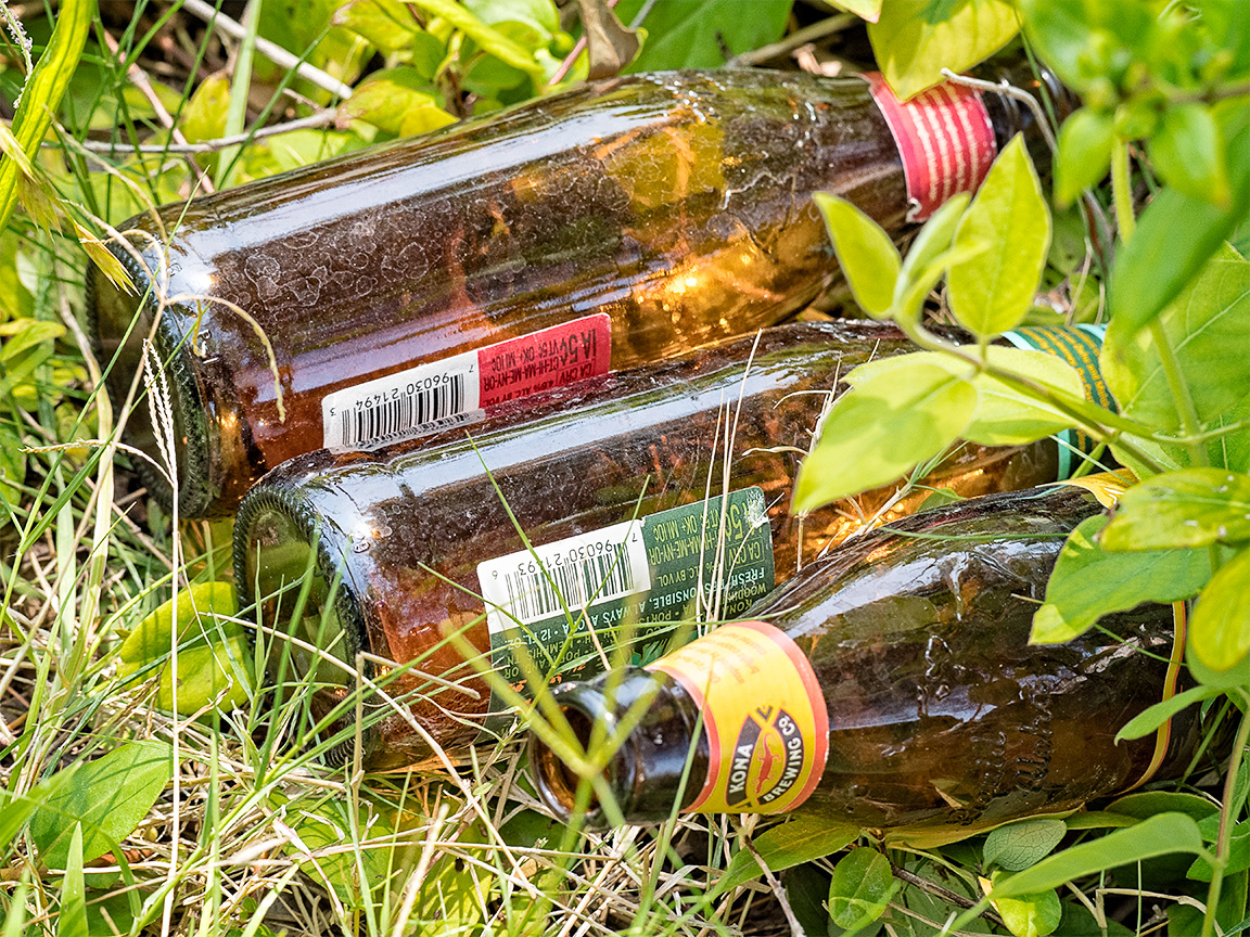 Take your trash and recycle!