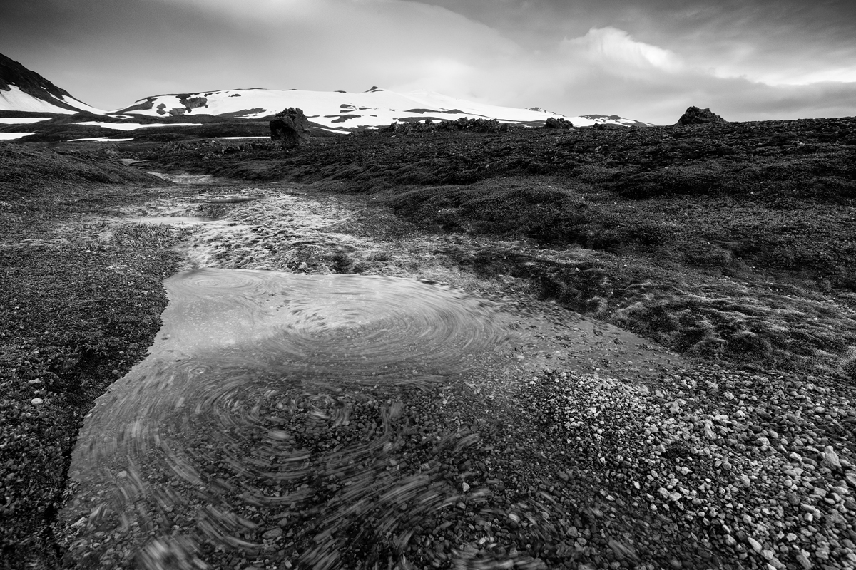 Water from glacier