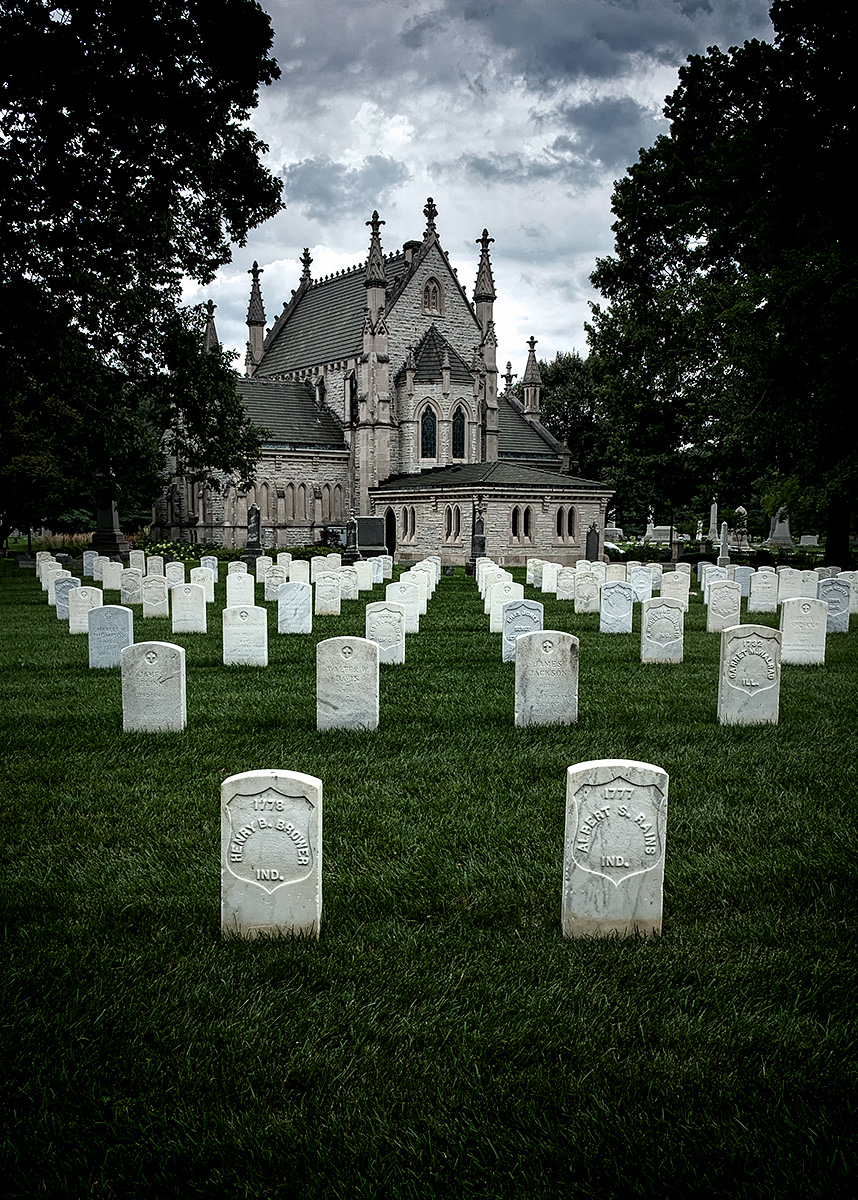 The graveyard chapel