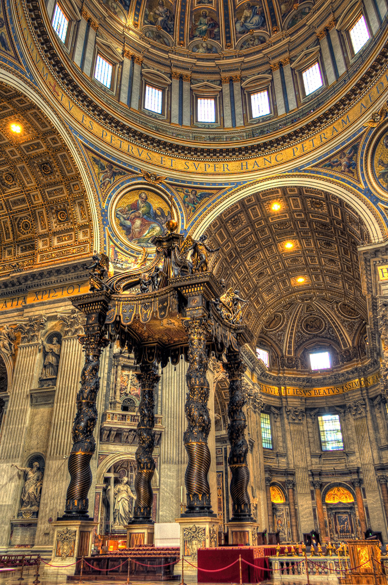 Inside St. Peter's Basilica