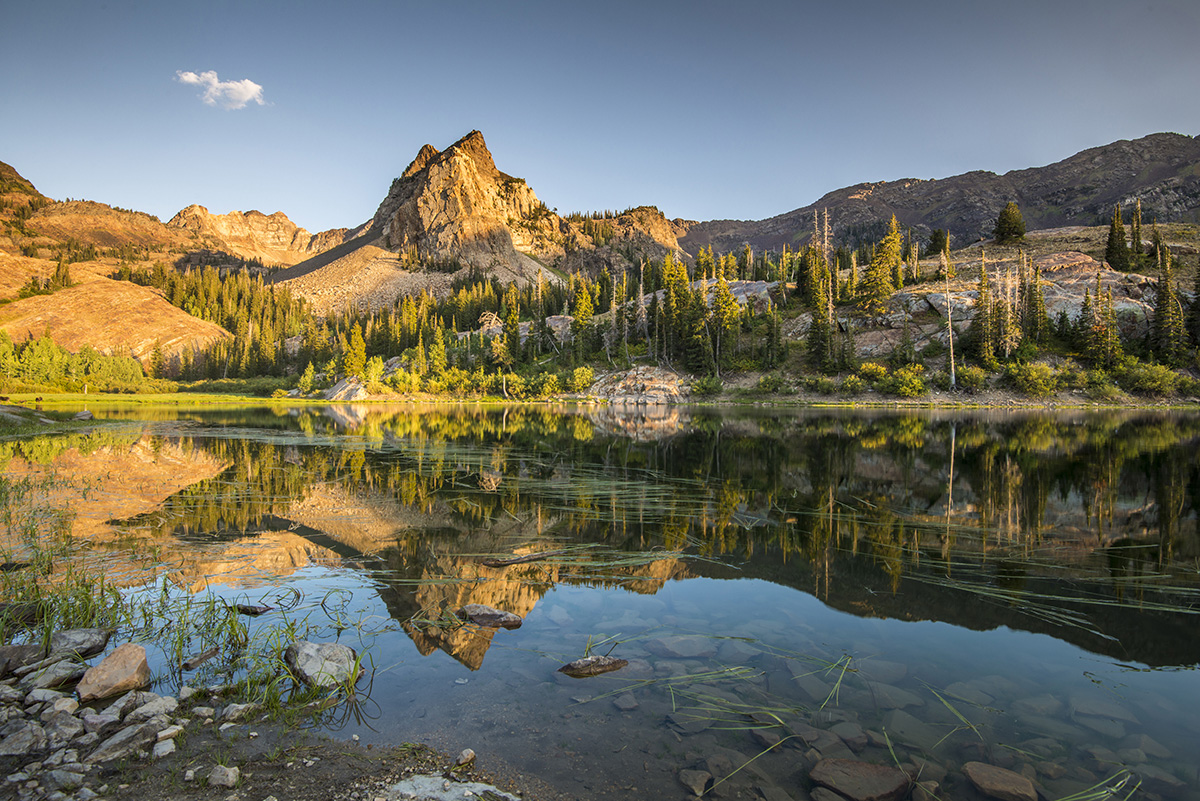 Night Falling on Lake Blanche