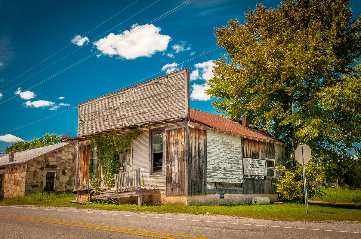 Main Street Smithville, Arkansas.