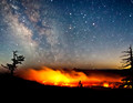 Bybee Creek fire at Crater Lake National Park