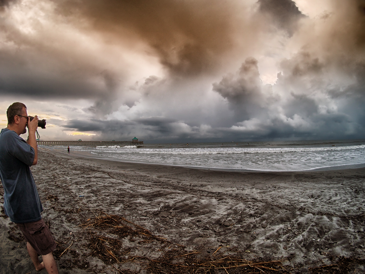 Capturing the moments before Hermine