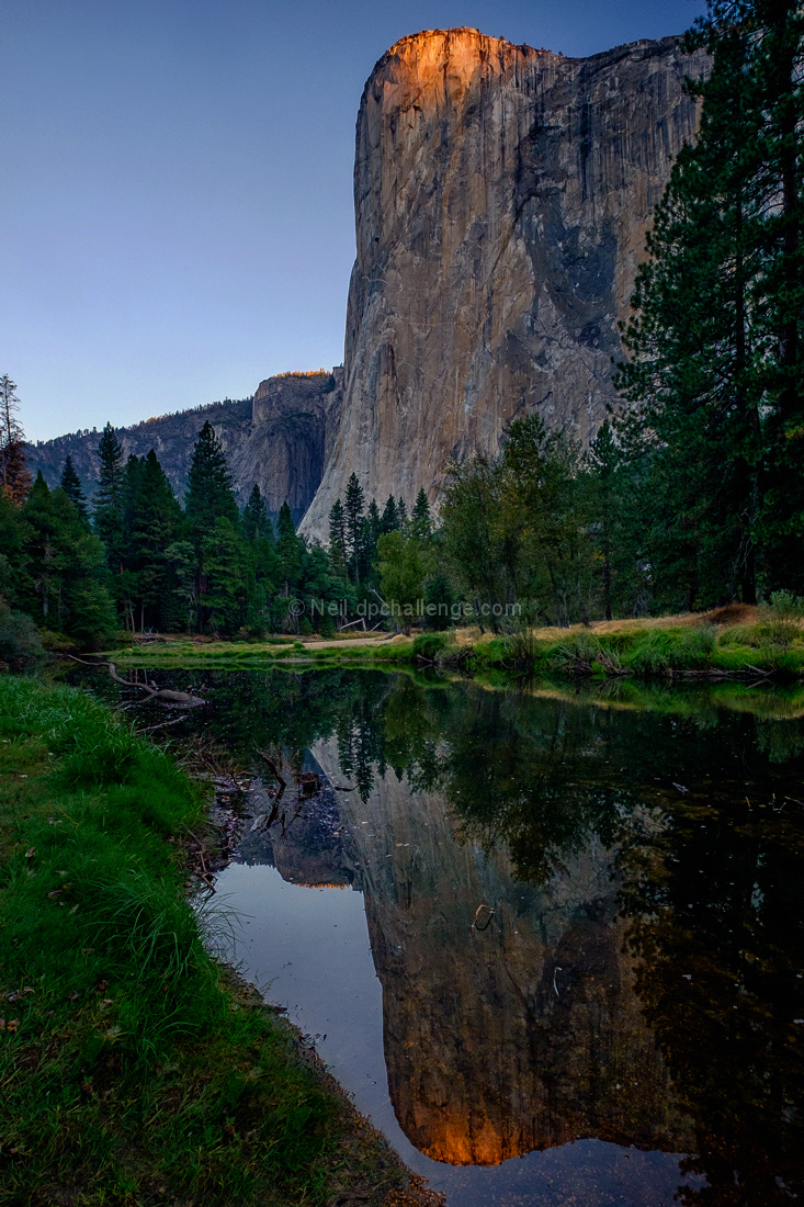 El Cap Sunrise from Cathedral Beach