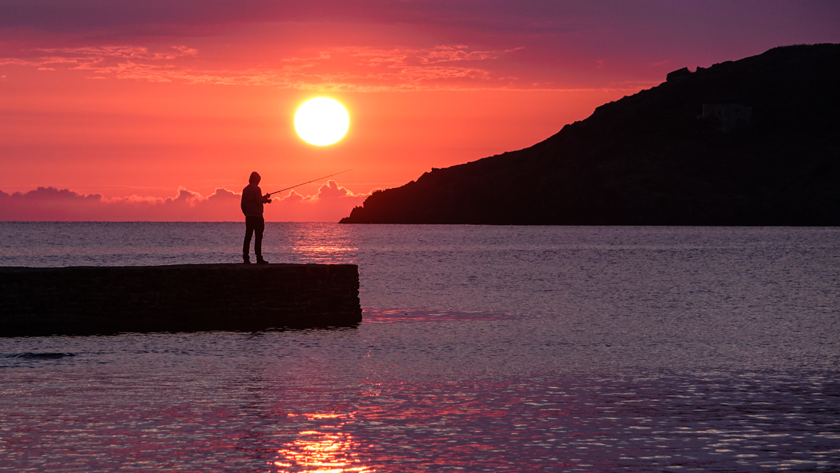 Fishing at Sunrise