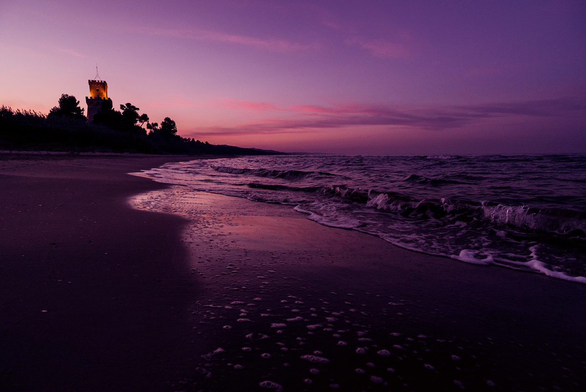 Purple sunset