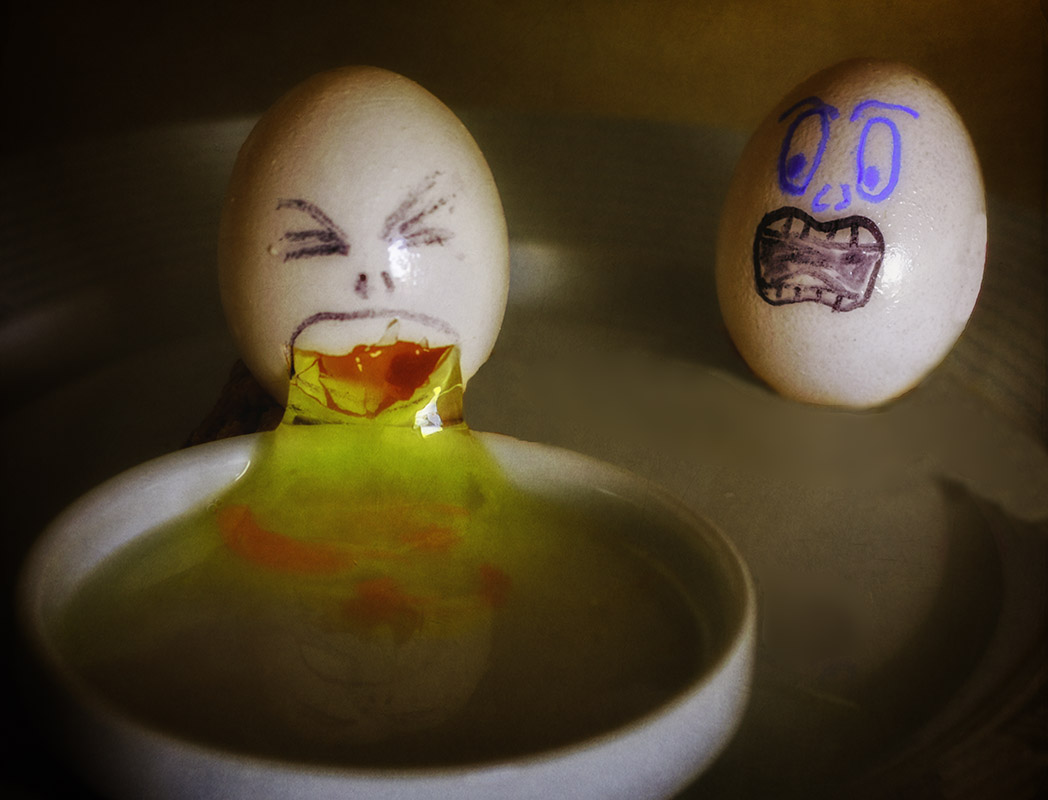 I told you not to drink the orange liqueur...