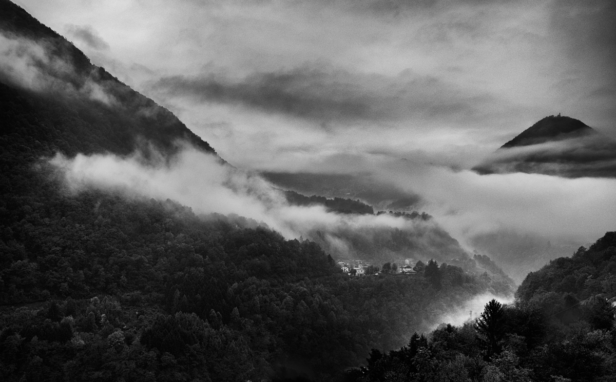 Misty mountain