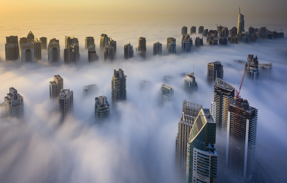 Fog in Dubai