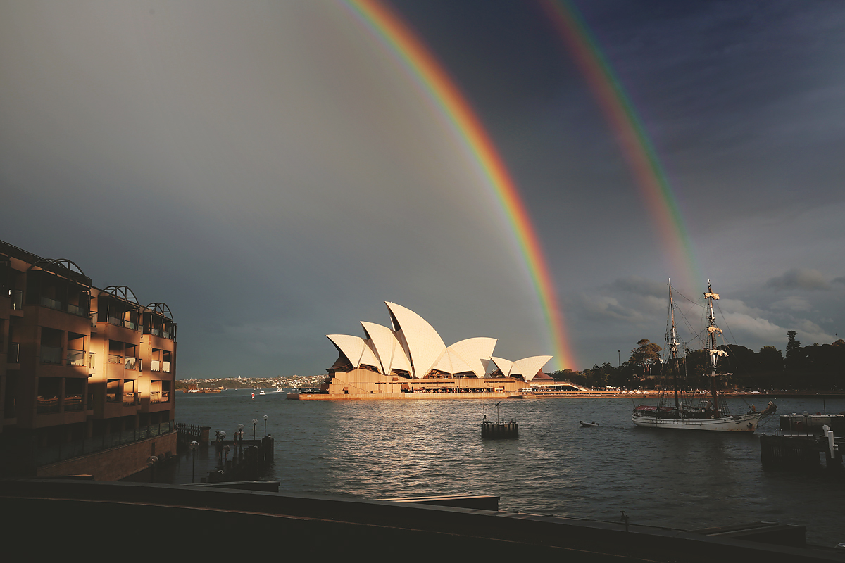 Juxtaposed Rainbows