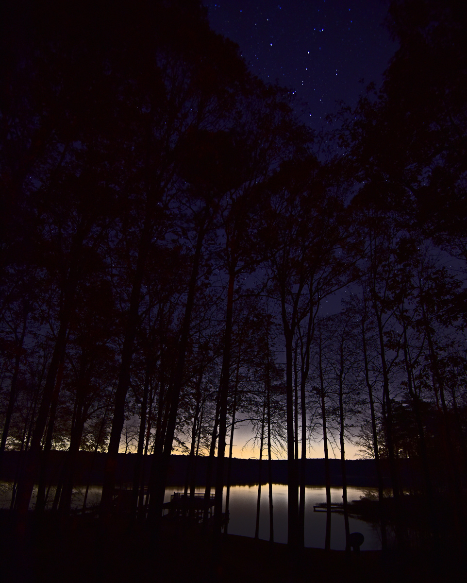 Nightfall on the Lake